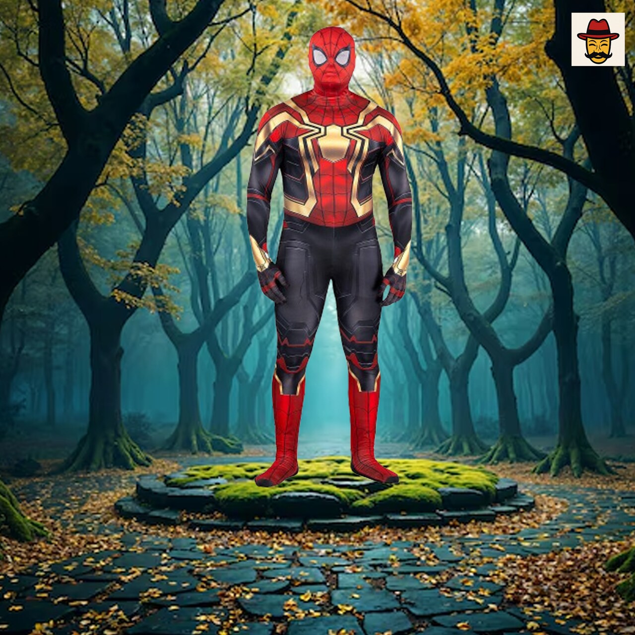 Marvel Spider-Man Integrated Suit Zentai Costume Officially Licensed